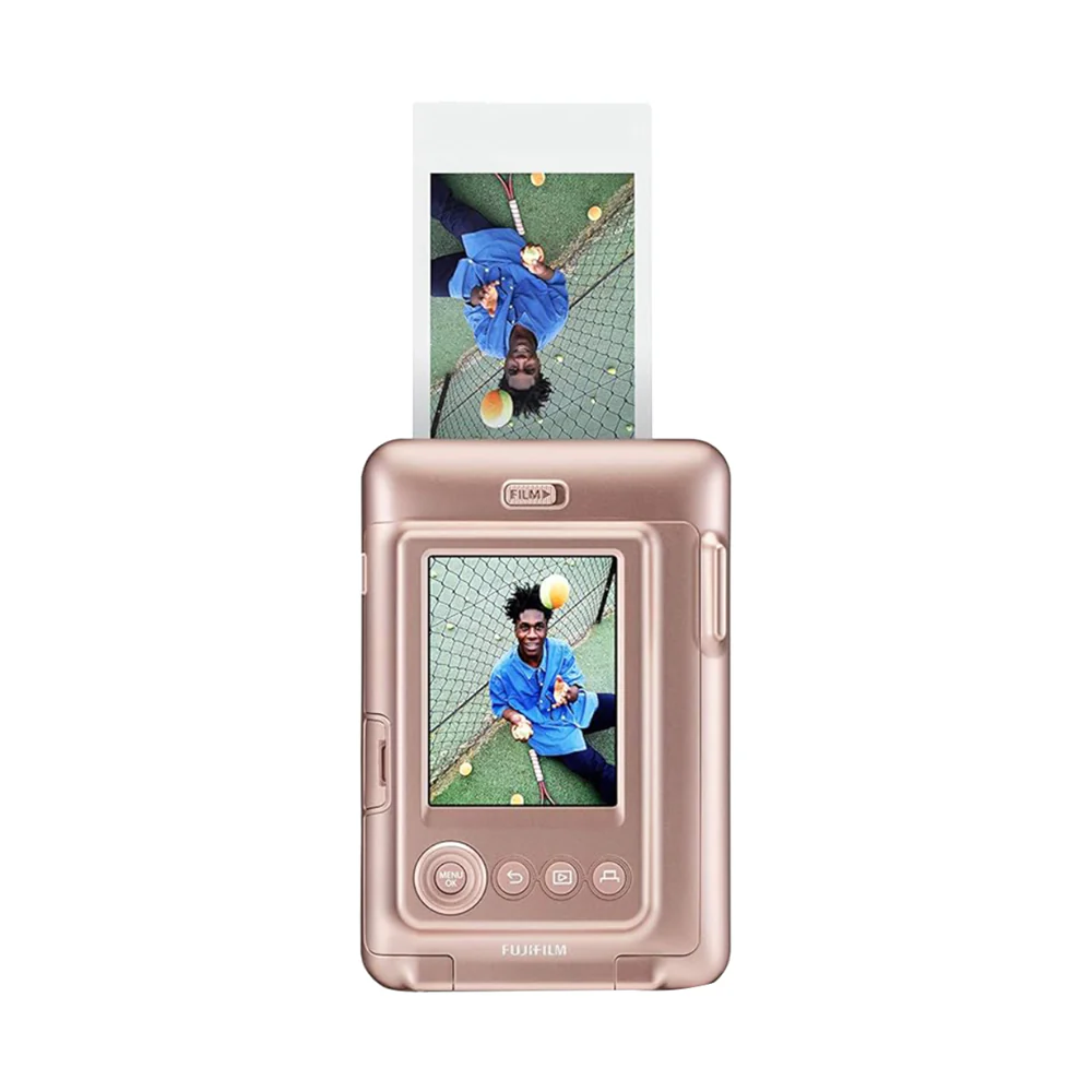 Fujifilm Instax Mini LiPlay Hybrid Instant Camera Blush Gold - Image 2