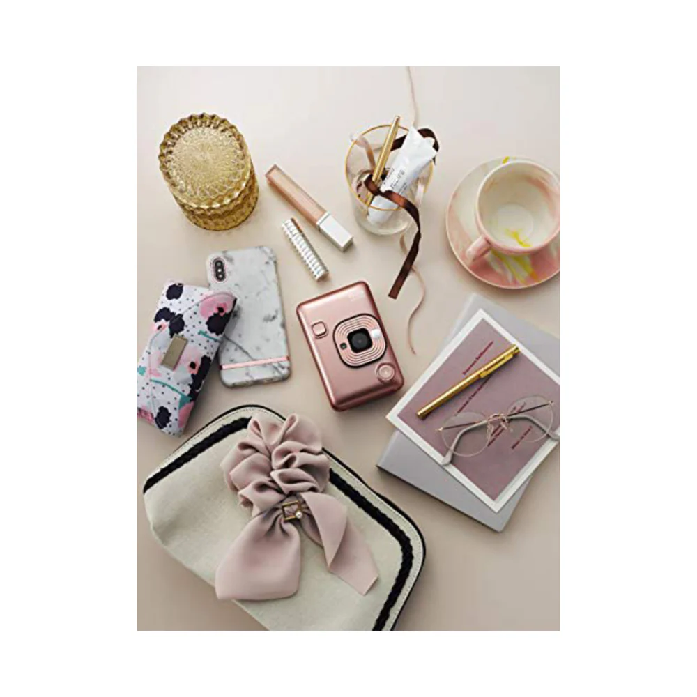 Fujifilm Instax Mini LiPlay Hybrid Instant Camera Blush Gold - Image 6