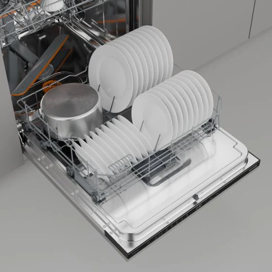 Gorenje Fully Integrated Built-In Dishwasher, 16 Place Settings, White, GV16D5 - Image 5