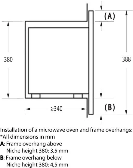 GORENJE BUILT-IN MICROWAVE WITH GRILL, 20 Liters,38.5 Width, STAINLESS STEEL – BM201AG1X - Image 6
