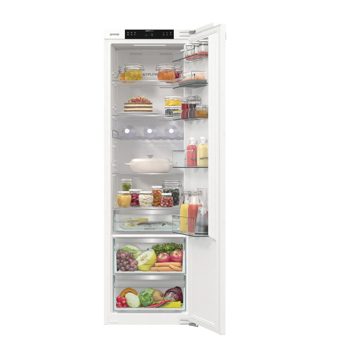 Gorenje Built-in Single Door Refrigerator, 300L, White, RI517E62WF - Image 2
