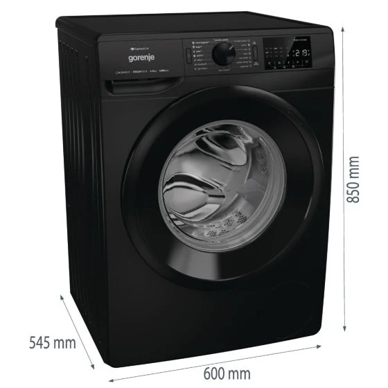 GORENJE Front Load Washing machine, 8 KG, Black, WPNEI84A1SWB - Image 6