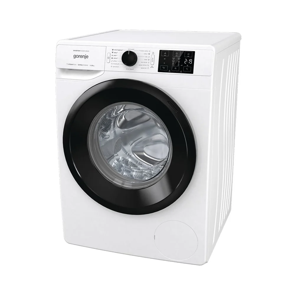 Gorenje Front Load Washing Machine 10kg White WNEI14BS - Image 3