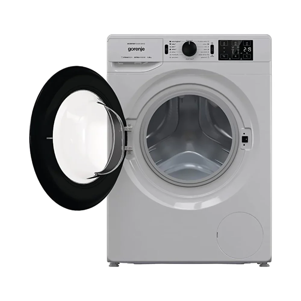Gorenje Front Load Washing Machine 8Kg Silver WNEI84AS/A - Image 2