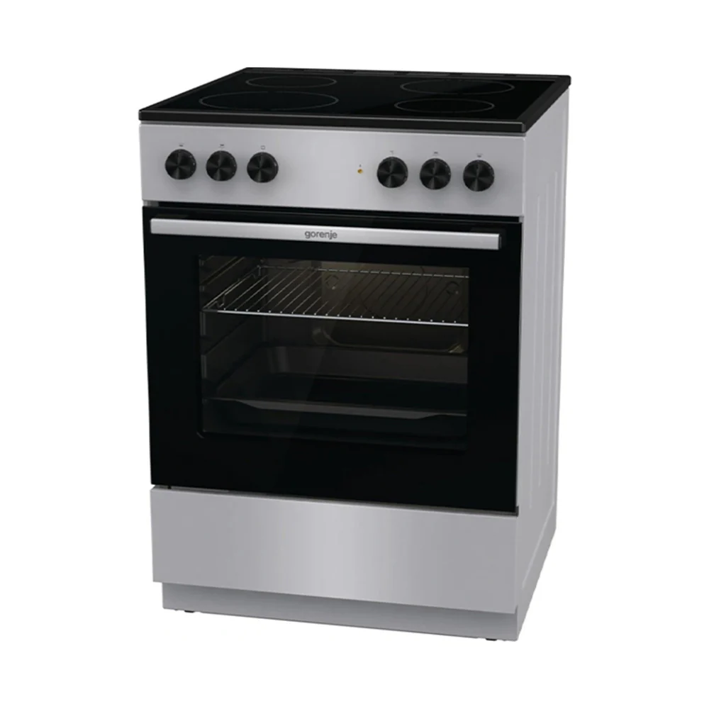 Gorenje Freestanding Electric Cooker Silver GEC6A11SG - Image 3
