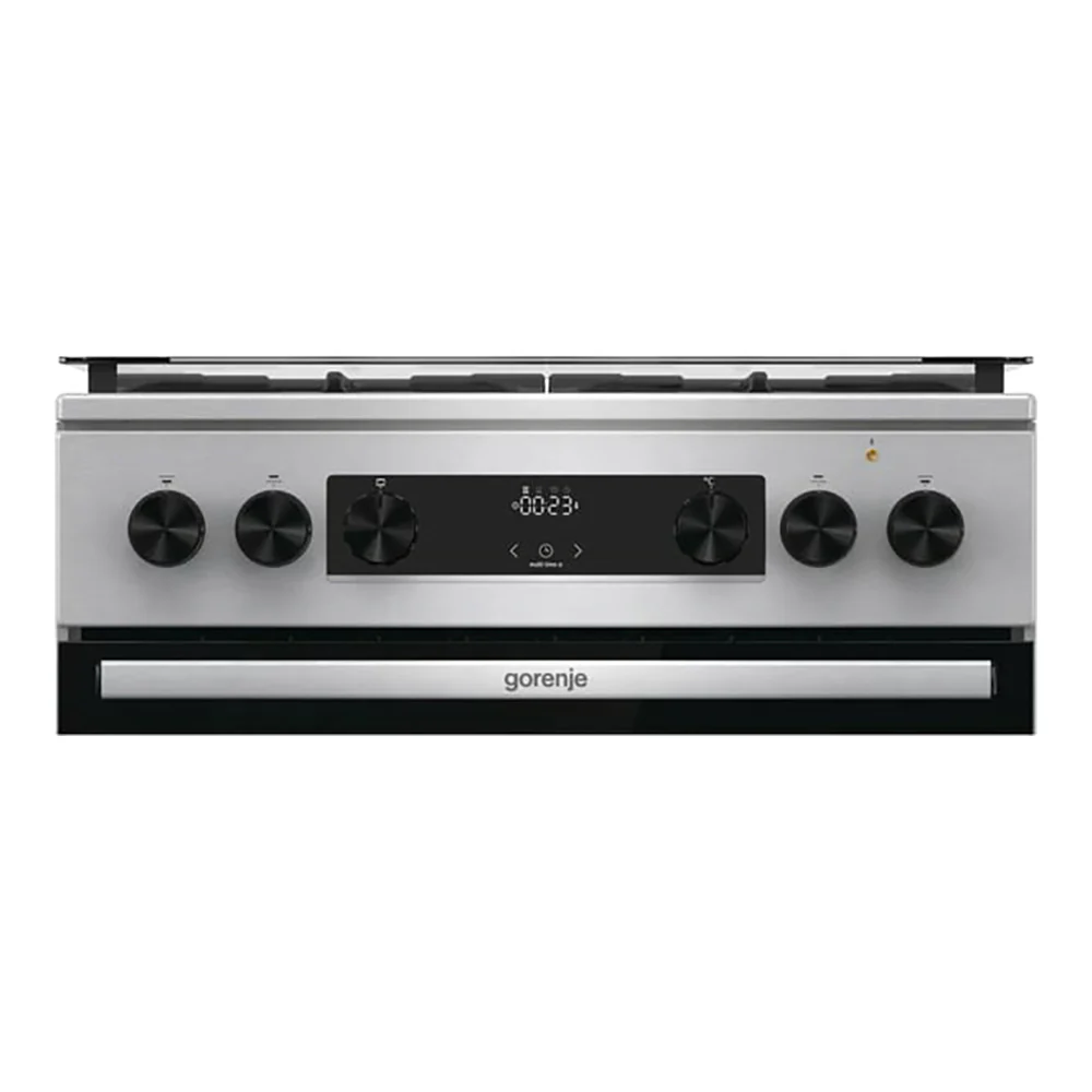 Gorenje Combined cooker Gas + Electric 4 Burner Grey GK6C62XA - Image 2