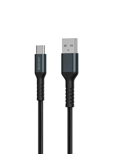 GRABIT GCBL-20 USB-A to Type-C 1.2m  BLK