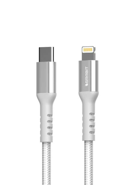 GRABIT GCBL-40 Type-C to lgtn cable WHT - Image 2