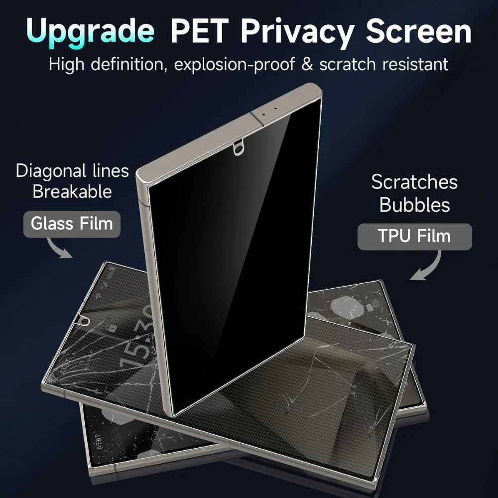 GRABIT Screen360 GLUE S25 Ultra, Full Matte Privacy Glass - Image 2