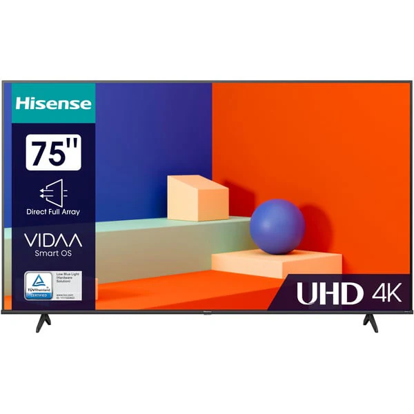 HISENSE 4K Smart DLEDTelevision, 75 inch,75A61K, 2023