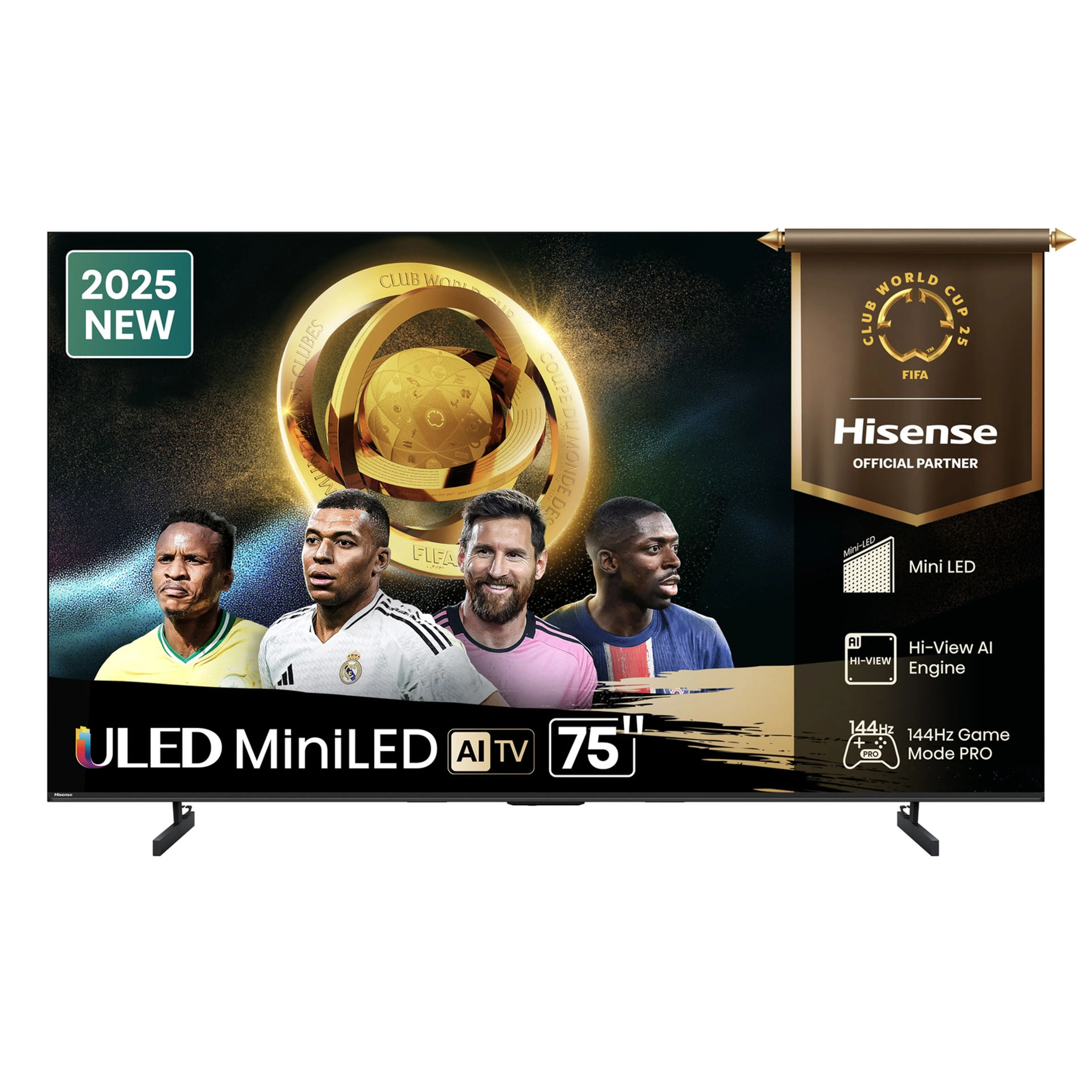 Hisense 75U7Q 75-inch 4K Mini-LED 144Hz QLED Smart Television