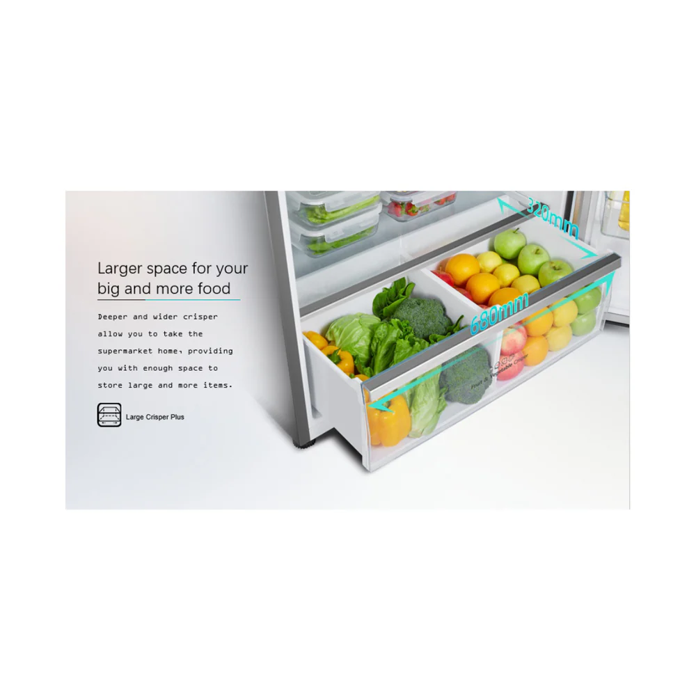 Hisense Double Door Refrigerator 729L Silver RT729N4WSU - Image 6
