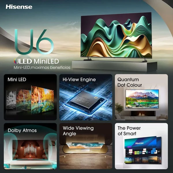 Hisense 43A61N Ultra HD Smart Television, 43 inch, 2024 - Image 6