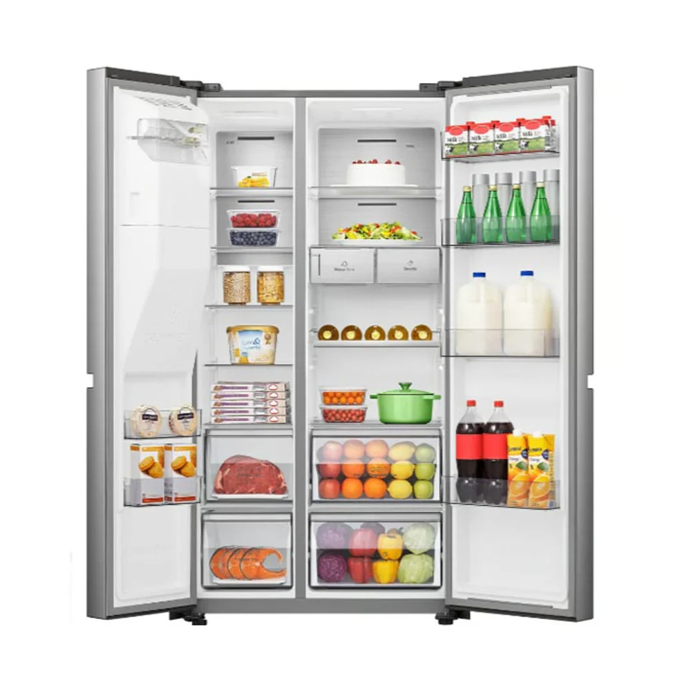 Hisense Side By Side Refrigerator 819L Silver RS819N4ISU - Image 2