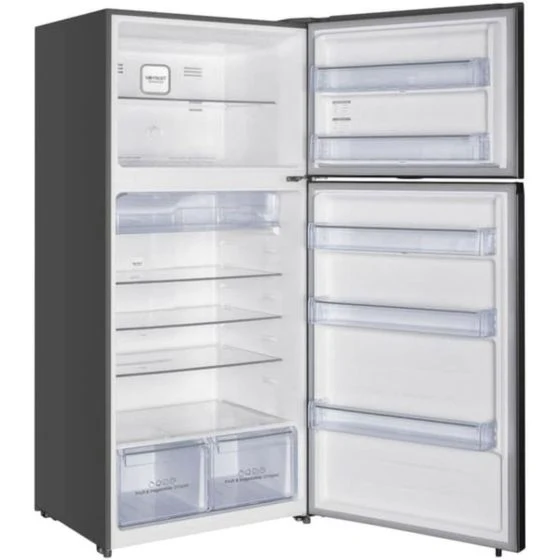 Hisense Top Mount Freezer Refrigerator, 635 L, Silver, RT3N635NAD4 - Image 3