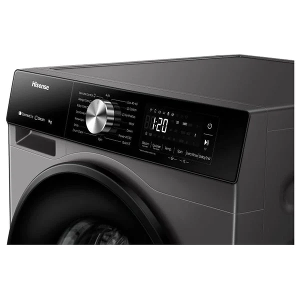 Hisense Washer Dryer, 10.6 Kg, WD3S1043BT , Gray Color - Image 3