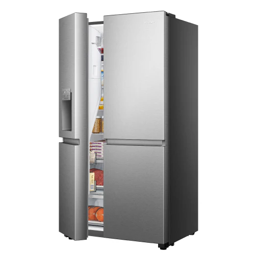 Hisense Side by Side Refrigerator, 601 L, Stainless steel, RS5P819STC - Image 4