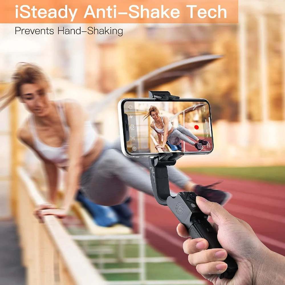 Hohem Isteady Q Selfie Stick Tripod W/Extendable Stick With Remote Black - Image 7