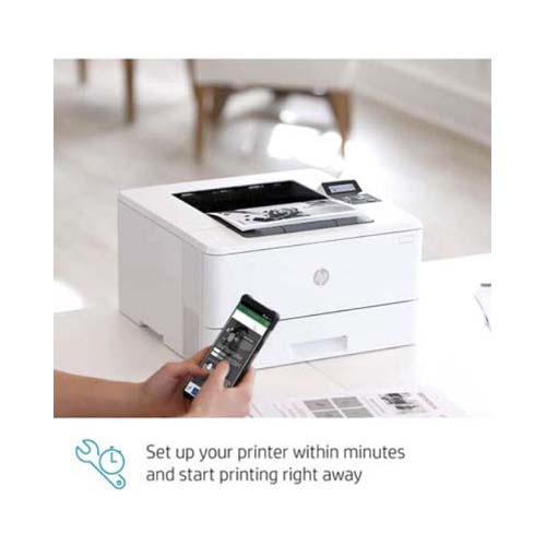 HP M404DN LaserJet Pro Monochrome Printer White - Image 6
