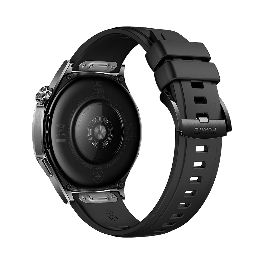 Huawei GT5  Vili Black  Fluoroelastomer Strap - Image 4