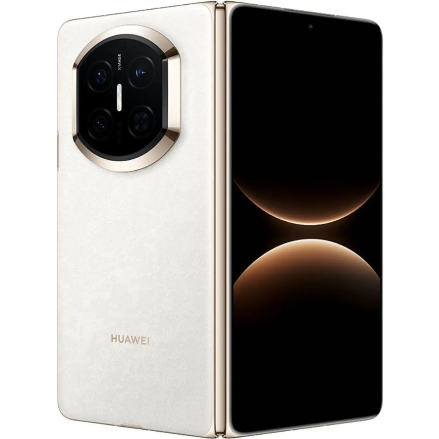 Huawei Mate X7 4G 16GB RAM, 512GB Storage, Dual SIM Foldable Smartphone, Arabic White + Free Watch Fit 4 Pro - Image 2