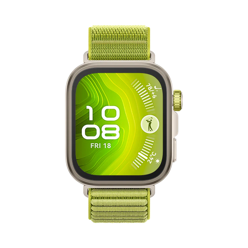 Huawei Watch Fit 4 Pro, Green Strap + Strap + Health Scale