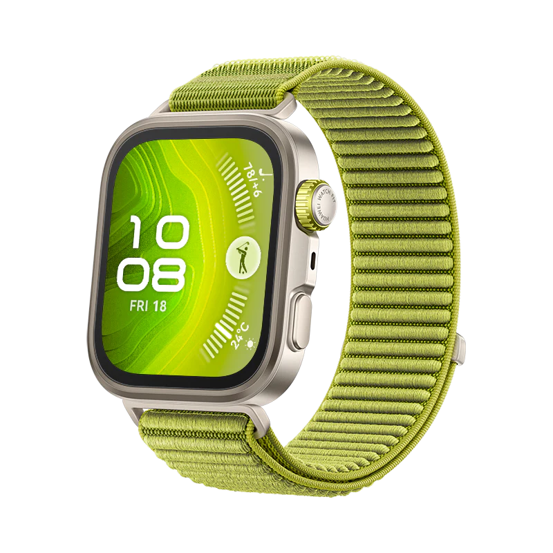 Huawei Watch Fit 4 Pro, Green Strap + Strap + Health Scale - Image 3