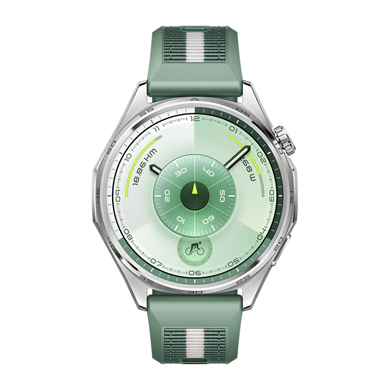 Huawei Watch GT6 Atum Woven Strap, 46mm, Green - Image 2