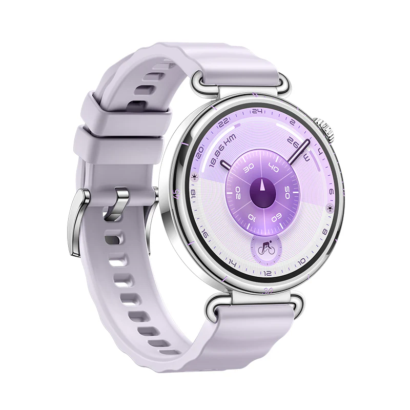 Huawei Watch GT6 Konsu Fluoroelastomer Strap, 41mm, Purple - Image 3