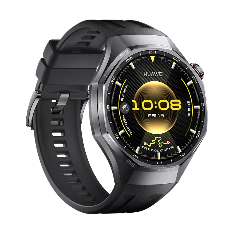 Huawei Watch GT6 Pro Atum Fluoroelastomer Strap, 46mm, Black - Image 3