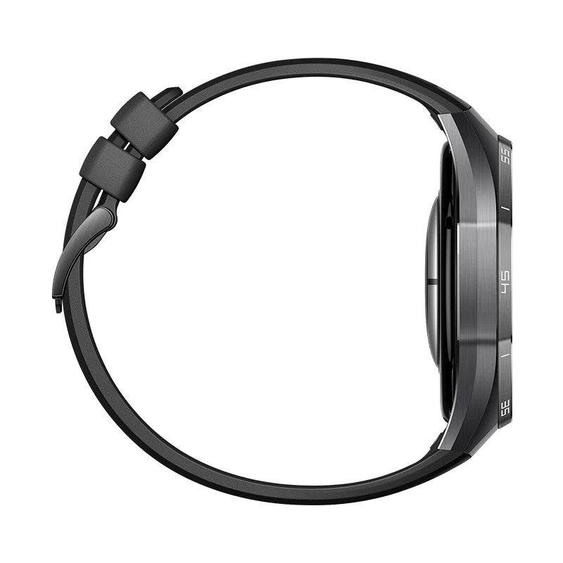 Huawei Watch GT6 Pro Atum Fluoroelastomer Strap, 46mm, Black - Image 5