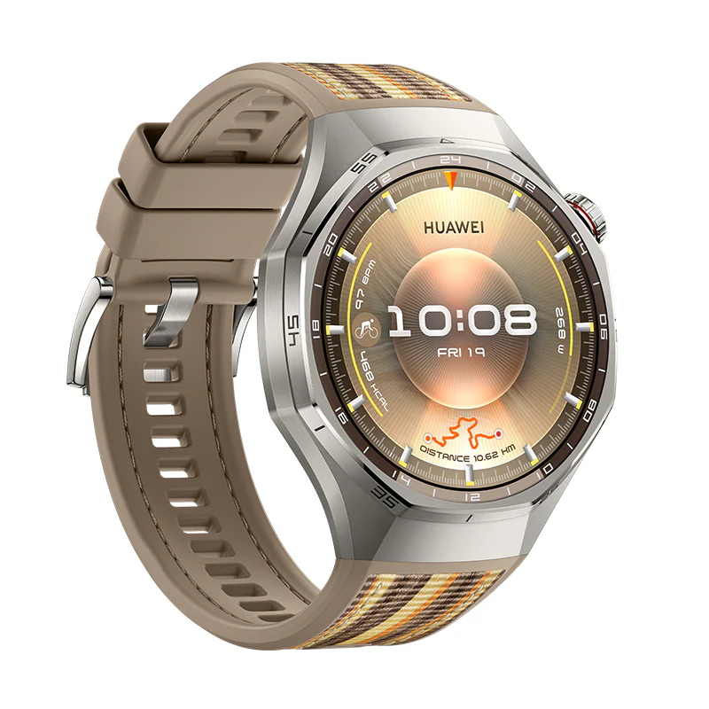 Huawei Watch GT6 Pro Atum Woven Strap, 46mm, Brown - Image 3