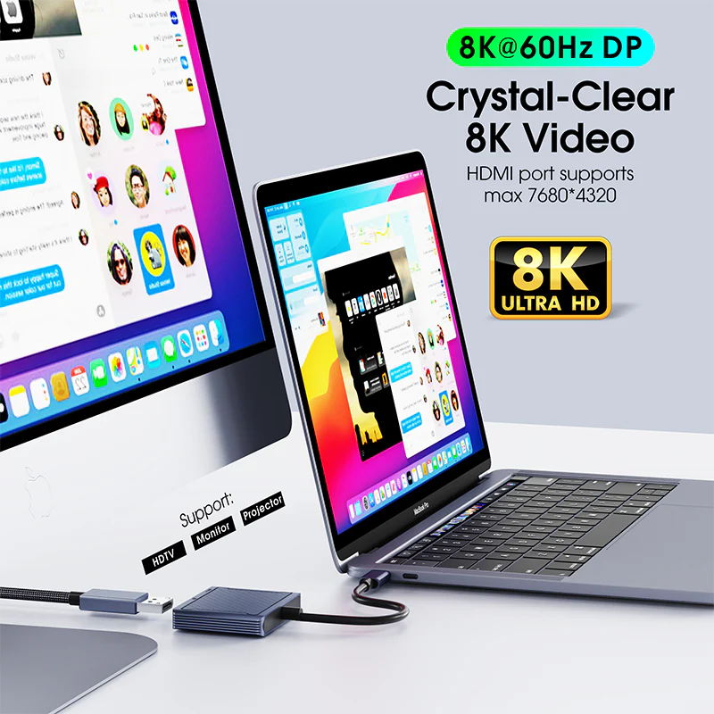 Inet Giant Power 3-in-1 Hub, INHU8KVT300 - Image 5