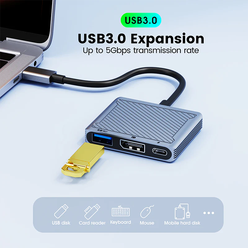 Inet Giant Power 3-in-1 Hub, INHU8KVT300 - Image 6