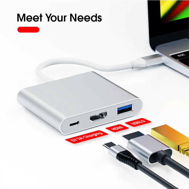 Inet Giant Power 3-in-1 Hub, INHUVT3000 - Image 3
