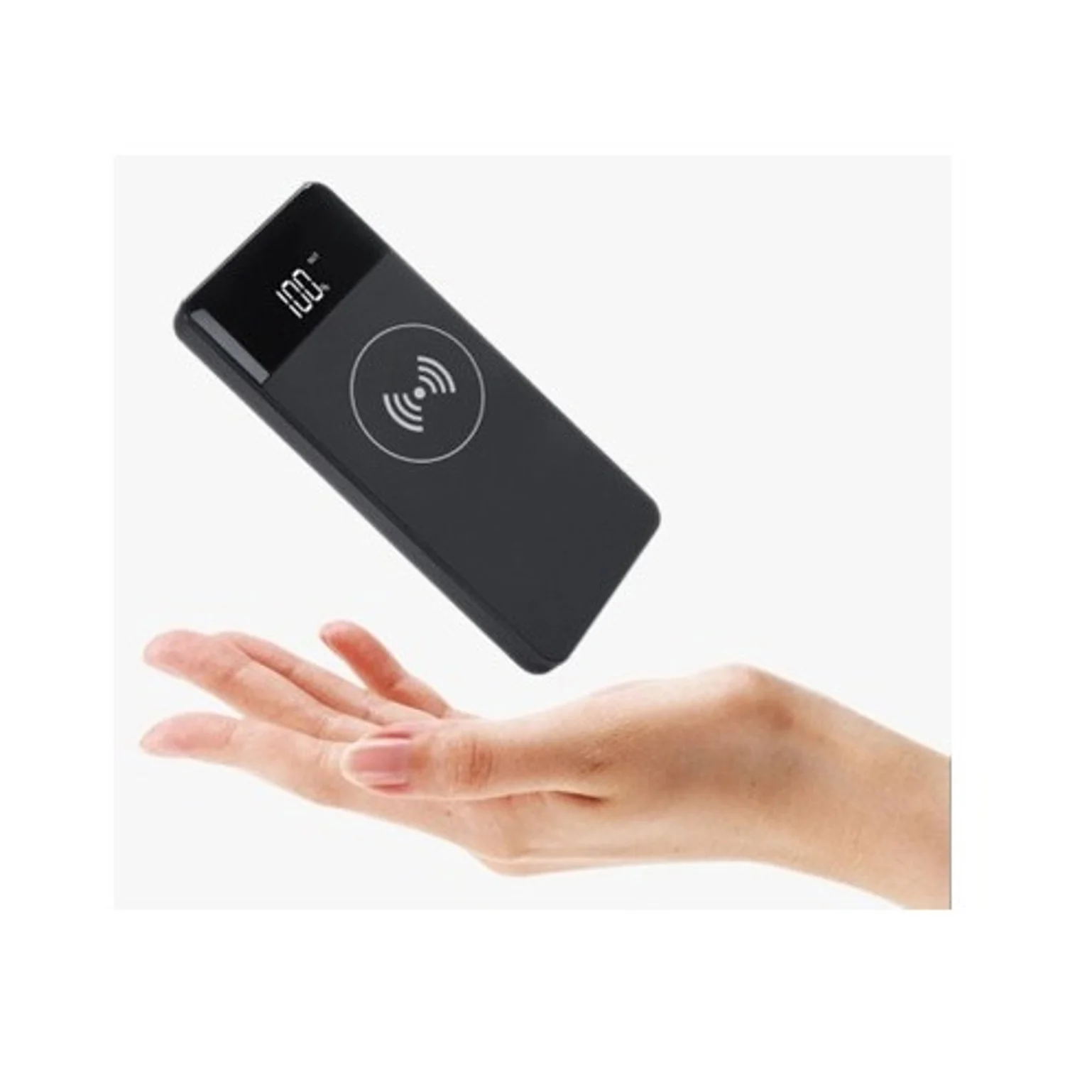 Inet Wireless Power Bank 10000mAh Black - Image 2