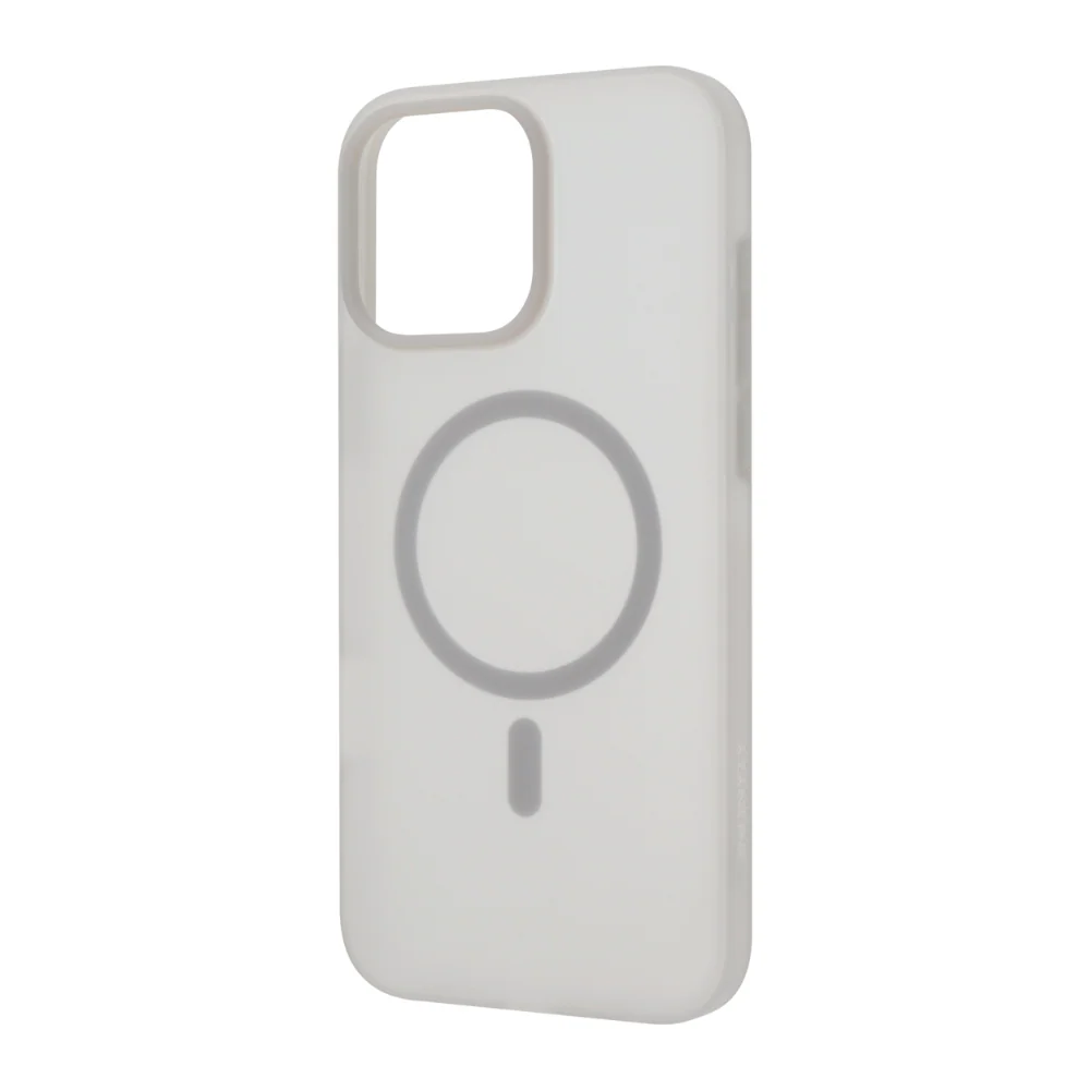 Infinyty Airify Ultra-Thin Semi-Transparent Silicone MagSafe Case iPhone 16 Pro Max, Dark Grey - Image 2