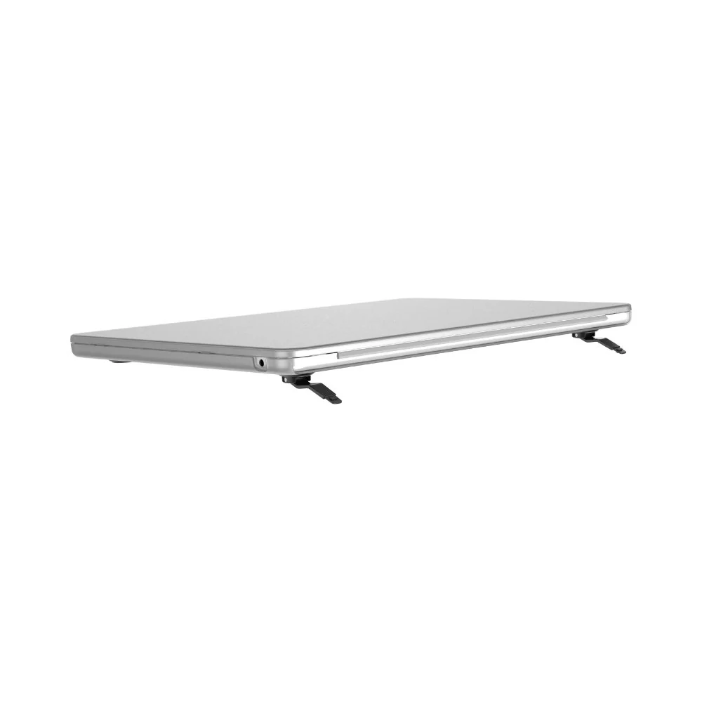 Infinyty Clarix Clear MacBook Case with Foldable Kickstand MacBook Air 13.6-inch (2024) Matte Clear - Image 2