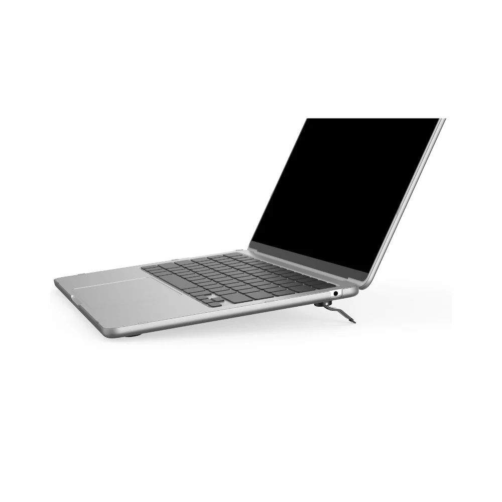Infinyty Clarix Clear MacBook Case with Foldable Kickstand MacBook Air 13.6-inch (2024) Matte Clear - Image 7