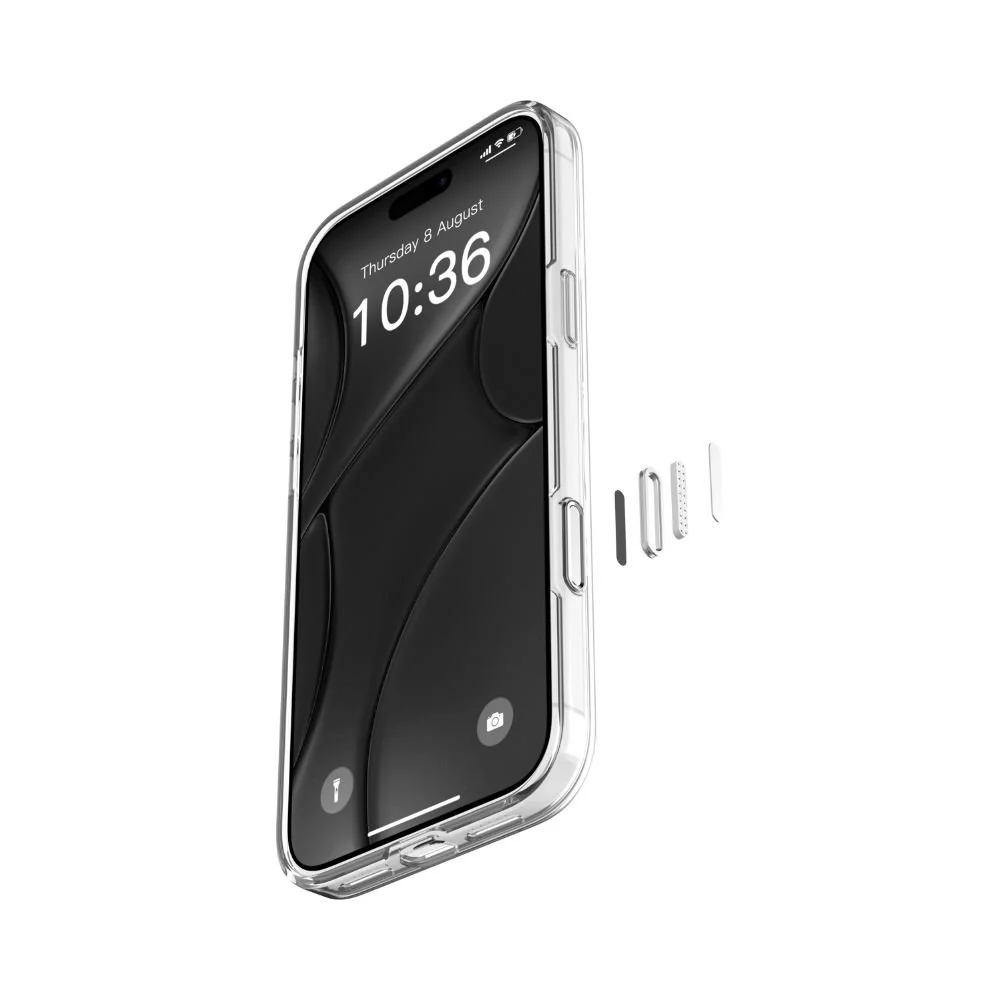 Infinyty Crylex Premium Clear Case with Camera Button for iPhone 17 Pro - Image 4