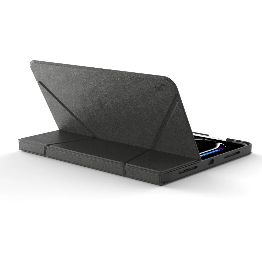 Infinyty Exalt iPad Case with High Rise Tri-Fold Stand iPad Pro 11-inch (2024) Black - Image 4