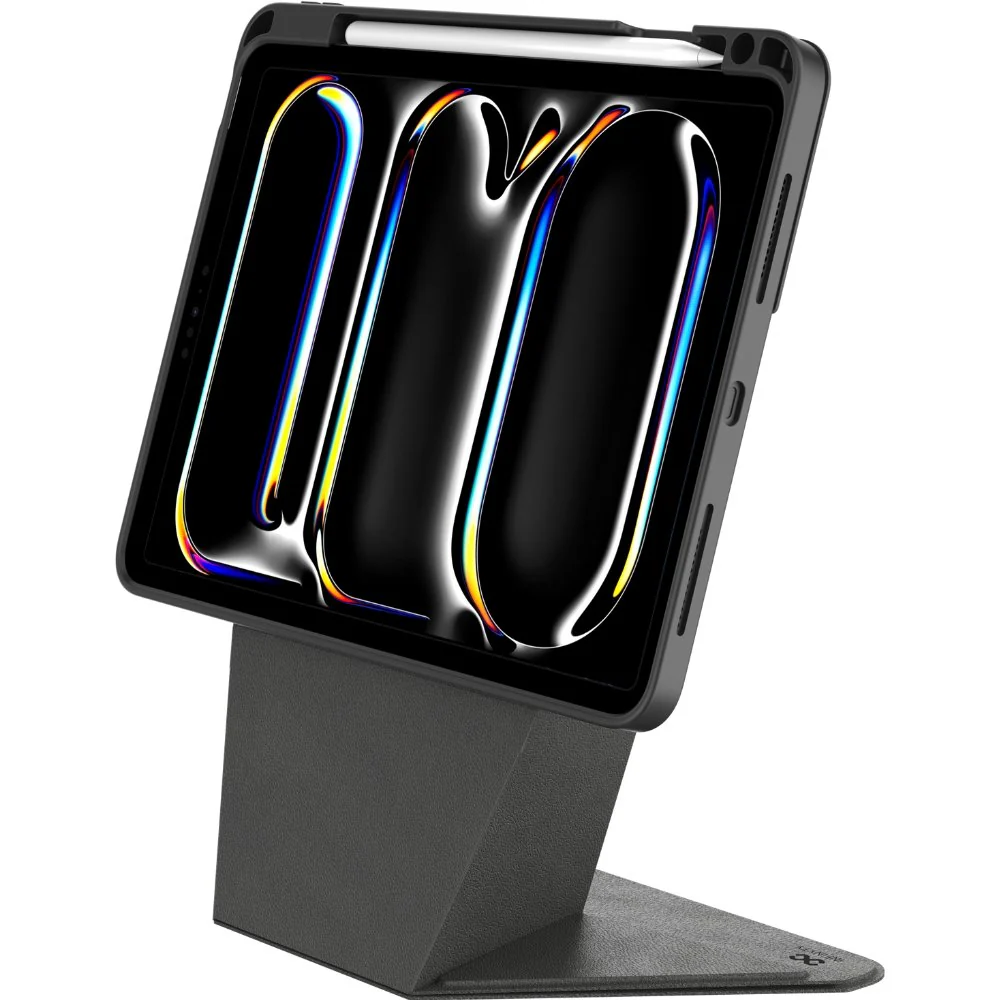 Infinyty Exalt iPad Case with High Rise Tri-Fold Stand iPad Pro 11-inch (2024) Black - Image 5
