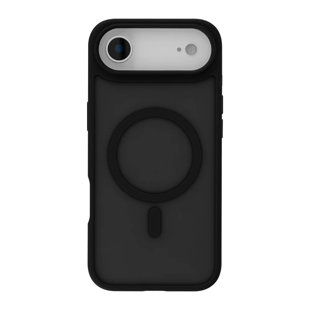 Infinyty Gleam Hybrid Matte Soft Touch MagSafe Case for iPhone Air, Black - Image 3
