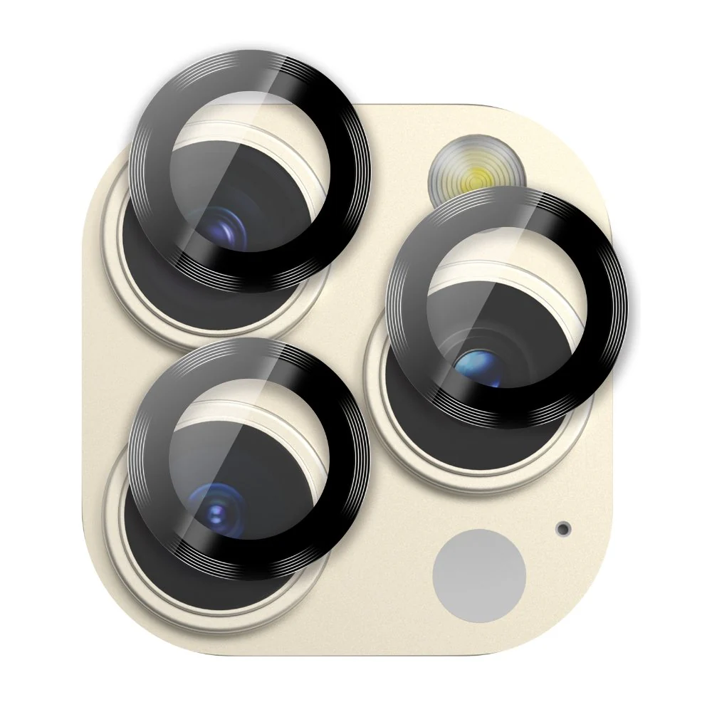 Infinyty Glint Singular Lens Protector with Flawless Clarity iPhone 16 Pro / 16 Pro Max, Black - Image 2