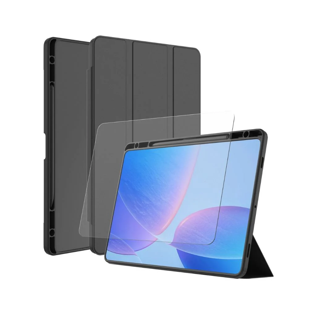 Infinyty INFIDUO Samsung Tablet Case and Protector Bundle Galaxy Tab S10 Plus FE, Black