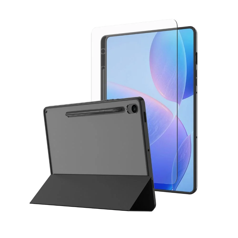 Infinyty INFIDUO Samsung Tablet Case and Protector Bundle Galaxy Tab S10 Plus FE, Black - Image 4