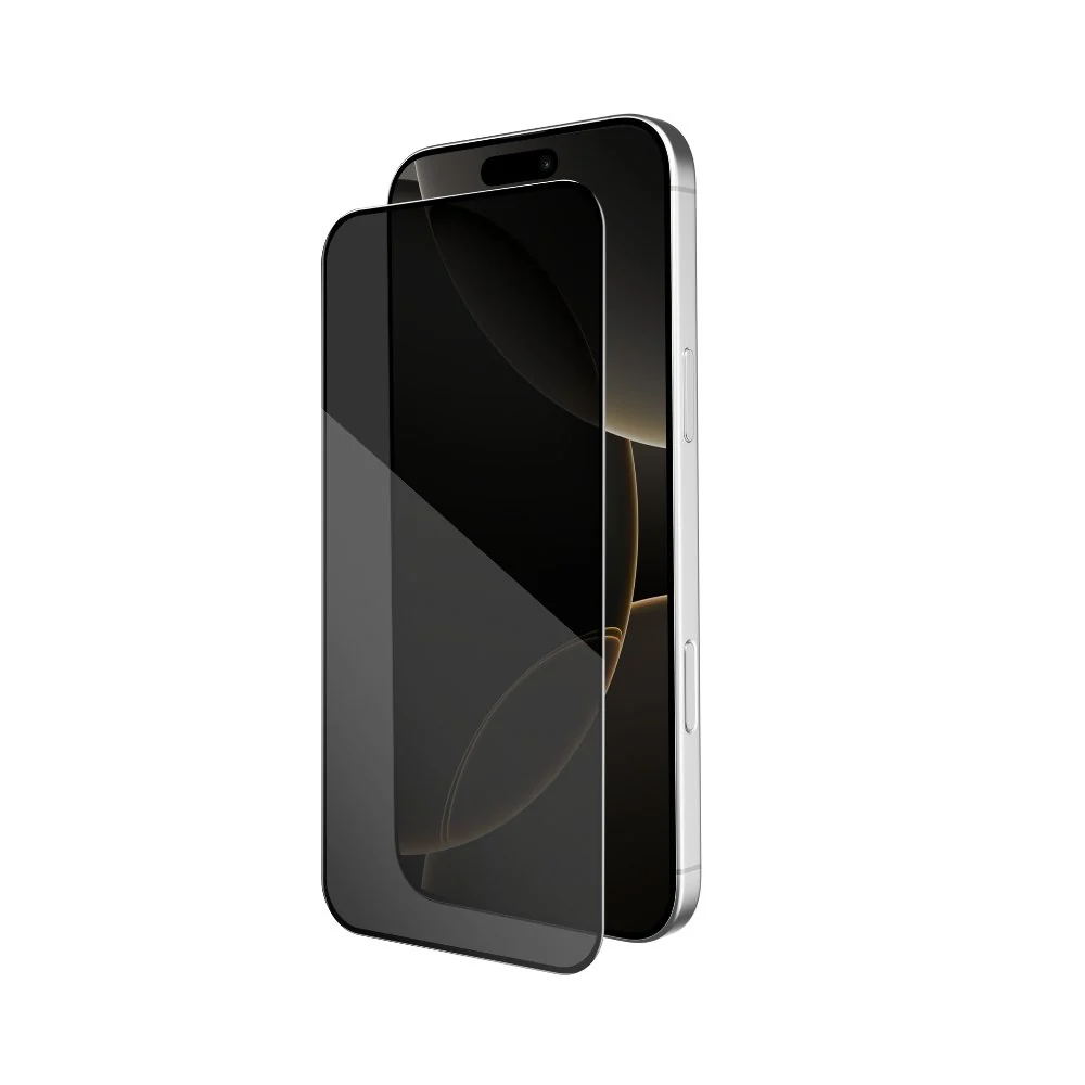 Infinyty Prive Anti-Spy HD Tempered Glass for iPhone 16 Pro, Privacy
