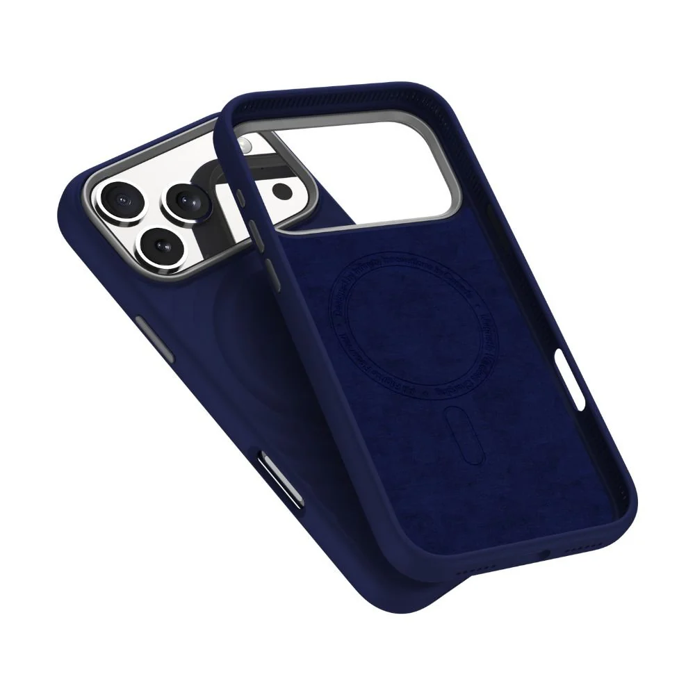 Infinyty QUIVERX Ripple Case with Metallic Camera Frame for iPhone 17 Pro Max, Blue - Image 5