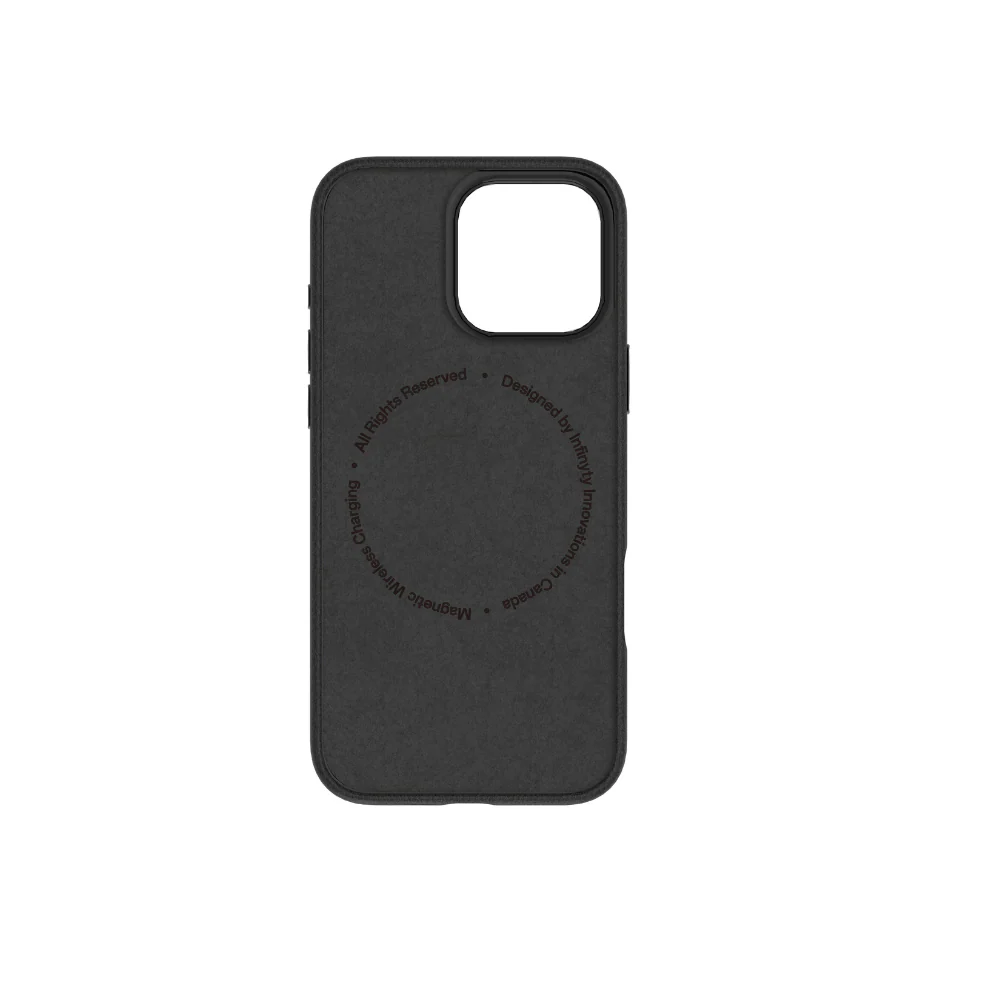 Infinyty Vogue Exquisite Leather Case iPhone 16 Pro Max, Black - Image 2
