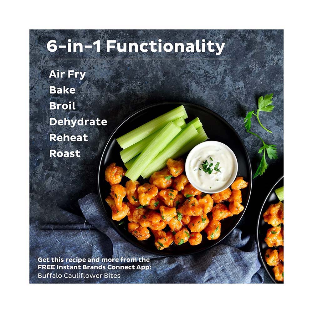 Instant Vortex Air Fryer 5.7L Silver/Black - Image 3